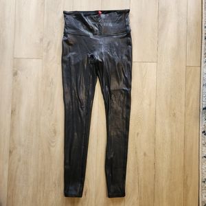 Spanx Faux Leather Leggings (Size M, Regular)